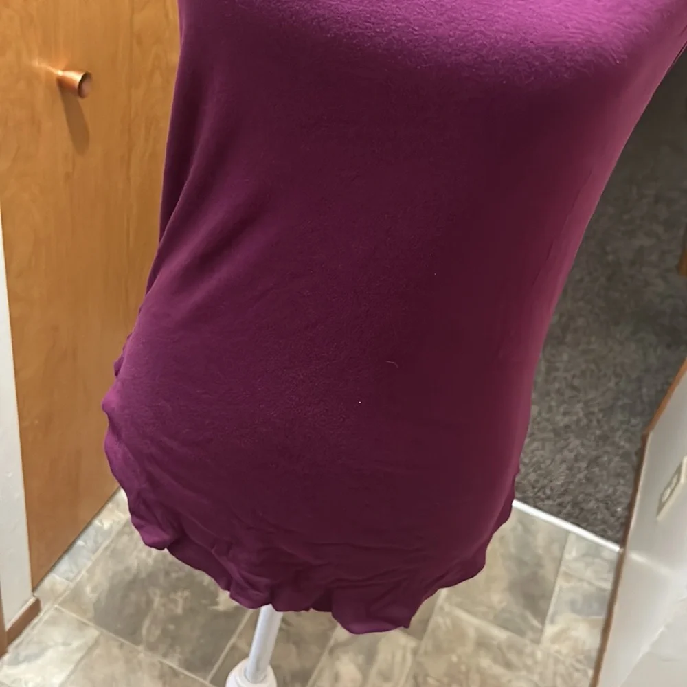 ✨✨NWOT Free People Sleeveless Turtleneck Purple Top S 100% Cotton